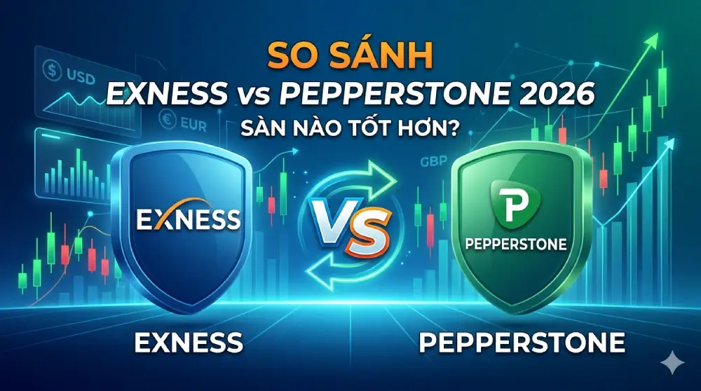 So sánh Exness vs Pepperstone 2026 - Sàn nào tốt hơn?