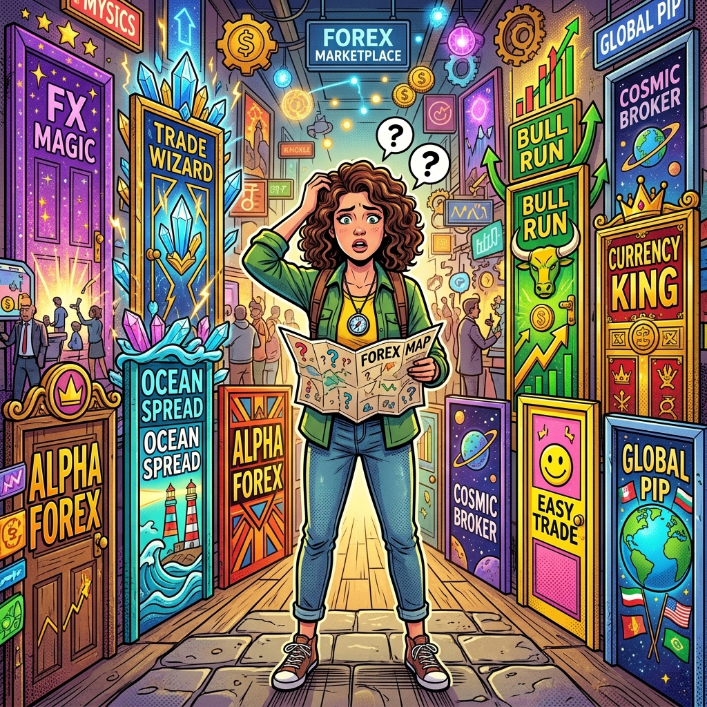 Cánh cửa lựa chọn sàn môi giới Forex