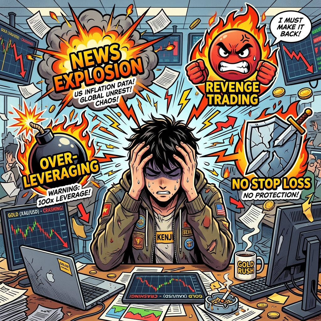 4 sai lầm phổ biến khi giao dịch vàng XAU/USD