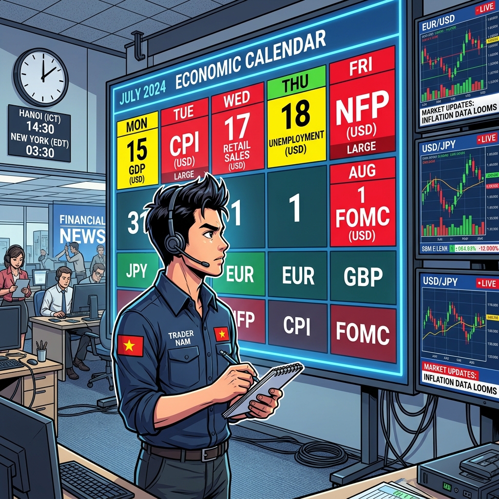 Lịch Kinh Tế Forex Là Gì? Cách Đọc Tin Để Giao Dịch Hiệu Quả (2026)