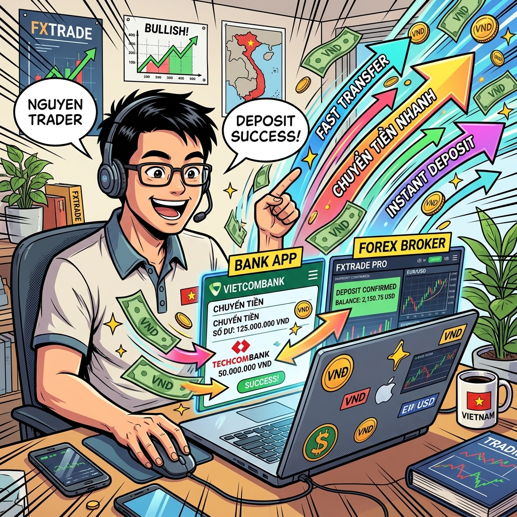 Cách Nạp Rút Tiền Sàn Forex Qua Ngân Hàng (2026)