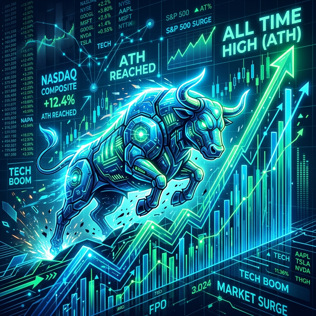 Cổ phiếu công nghệ đẩy chứng khoán Mỹ lên đỉnh lịch sử trước mùa báo cáo